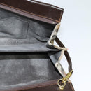 Burberrys Nova Check Shoulder Bag Canvas Beige Gold Auth BA777-18