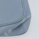 PRADA Hand Bag Nylon Light Blue Silver Auth BA7770-14