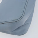 PRADA Hand Bag Nylon Light Blue Silver Auth BA7770-16