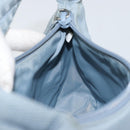 PRADA Hand Bag Nylon Light Blue Silver Auth BA7770-20