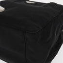 PRADA Hand Bag Nylon Black Silver Auth BA7771-16