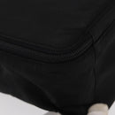 PRADA Hand Bag Nylon Black Silver Auth BA7771-17