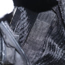 PRADA Hand Bag Nylon Black Silver Auth BA7771-10