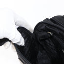PRADA Hand Bag Nylon Black Silver Auth BA7771-21
