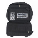 PRADA Hand Bag Nylon Black Silver Auth BA7771-11