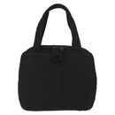 PRADA Hand Bag Nylon Black Silver Auth BA7771-2