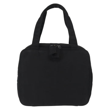 PRADA Hand Bag Nylon Black Silver Auth BA7771 - 0