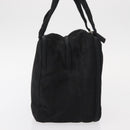 PRADA Hand Bag Nylon Black Silver Auth BA7771-3