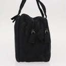PRADA Hand Bag Nylon Black Silver Auth BA7771-4