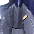 GUCCI GG Canvas Tote Bag Nylon Navy 355732 Auth BA7774-20