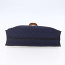 GUCCI GG Canvas Tote Bag Nylon Navy 355732 Auth BA7774-9