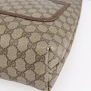 GUCCI GG Supreme Web Sherry Line Tote Bag PVC Beige Red 378 02 003 Auth BA7779-9
