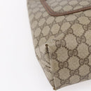 GUCCI GG Supreme Web Sherry Line Tote Bag PVC Beige Red 378 02 003 Auth BA7779-14