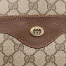 GUCCI GG Supreme Web Sherry Line Tote Bag PVC Beige Red 378 02 003 Auth BA7779-17