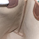 GUCCI GG Supreme Web Sherry Line Tote Bag PVC Beige Red 378 02 003 Auth BA7779-20