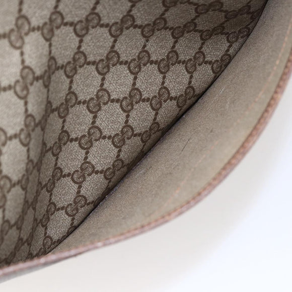GUCCI GG Supreme Web Sherry Line Tote Bag PVC Beige Red 378 02 003 Auth BA7779