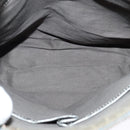 BURBERRY Nova Check Shoulder Bag Canvas Beige Silver Auth BA778-12