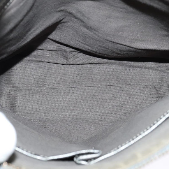 BURBERRY Nova Check Shoulder Bag Canvas Beige Silver Auth BA778