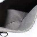 BURBERRY Nova Check Shoulder Bag Canvas Beige Silver Auth BA778-21