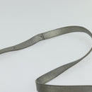 BURBERRY Nova Check Shoulder Bag Canvas Beige Silver Auth BA778-8