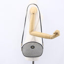 GUCCI Micro GG Supreme Shoulder Bag PVC Navy Gold Auth BA7782-20