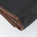 GUCCI Micro GG Supreme Shoulder Bag PVC Black Gold 004 112 0289 Auth BA7784-16