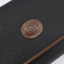 GUCCI Micro GG Supreme Shoulder Bag PVC Black Gold 004 112 0289 Auth BA7784-17