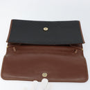 GUCCI Micro GG Supreme Shoulder Bag PVC Black Gold 004 112 0289 Auth BA7784-8