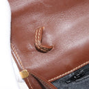 GUCCI Micro GG Supreme Shoulder Bag PVC Black Gold 004 112 0289 Auth BA7784-9