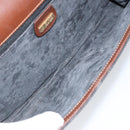 GUCCI Micro GG Supreme Shoulder Bag PVC Black Gold 004 112 0289 Auth BA7784-10