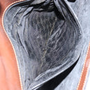 GUCCI Micro GG Supreme Shoulder Bag PVC Black Gold 004 112 0289 Auth BA7784-11