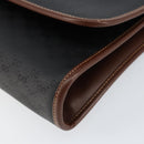 GUCCI Micro GG Supreme Shoulder Bag PVC Black Gold 004 112 0289 Auth BA7784-7