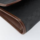 GUCCI Micro GG Supreme Shoulder Bag PVC Black Gold 004 112 0289 Auth BA7784-14