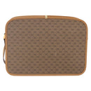 GUCCI Micro GG Supreme Shoulder Bag PVC Beige Gold 001 256 1308 Auth BA7785-2