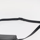 GUCCI Shoulder Bag Leather Navy Gold 406 001 2115 Auth BA7786-8