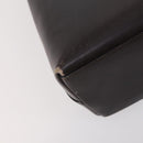 GUCCI Bamboo Hand Bag Leather 2way Brown Gold 001 1886 Auth BA7787-15