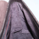 GUCCI Bamboo Hand Bag Leather 2way Brown Gold 001 1886 Auth BA7787-17