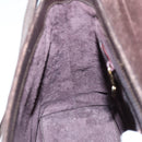 GUCCI Bamboo Hand Bag Leather 2way Brown Gold 001 1886 Auth BA7787-18