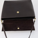 GUCCI Bamboo Hand Bag Leather 2way Brown Gold 001 1886 Auth BA7787-23