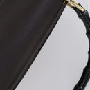 GUCCI Bamboo Hand Bag Leather 2way Brown Gold 001 1886 Auth BA7787-6