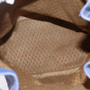 GUCCI Bamboo Backpack Suede Leather Blue Gold 003 2855 0043 0 Auth BA7788-11