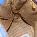 GUCCI Bamboo Backpack Suede Leather Blue Gold 003 2855 0043 0 Auth BA7788-20