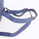 GUCCI Bamboo Backpack Suede Leather Blue Gold 003 2855 0043 0 Auth BA7788-8