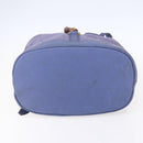 GUCCI Bamboo Backpack Suede Leather Blue Gold 003 2855 0043 0 Auth BA7788-5