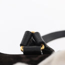 GUCCI Bamboo Backpack Suede Leather Black Gold 003 1705 0030 Auth BA7789-15