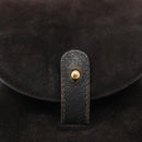 GUCCI Bamboo Backpack Suede Leather Black Gold 003 1705 0030 Auth BA7789-21