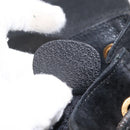 GUCCI Bamboo Backpack Suede Leather Black Gold 003 1705 0030 Auth BA7789-12