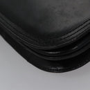 SAINT LAURENT Shoulder Bag Leather Black Auth BA779-16