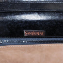 SAINT LAURENT Shoulder Bag Leather Black Auth BA779-17