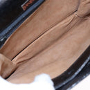 SAINT LAURENT Shoulder Bag Leather Black Auth BA779-10